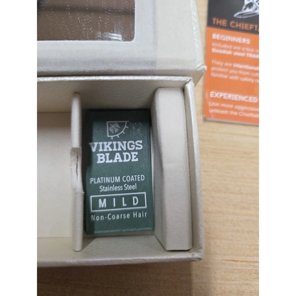 VIKINGS BLADE The Chieftain Double Edge Safety Razor‎